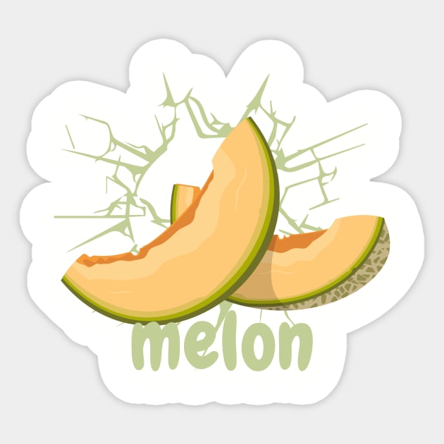 Melon Sticker by Fabiell